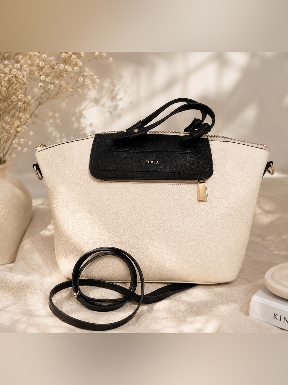 Furla real leather handbag